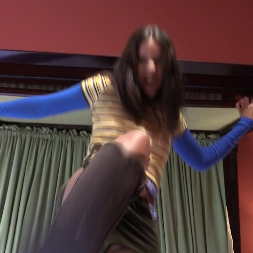 Video of the Duke's Original Tall in Cocoa suede cowboy boot, model playing on a white bed